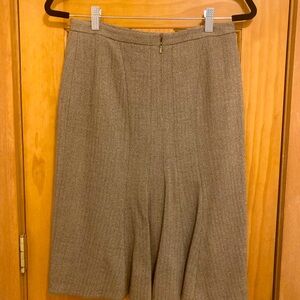 Boden brown tweed (wool mix) skirt